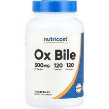 Nutricost Ox Bile 500 Mg 120 Kapsül