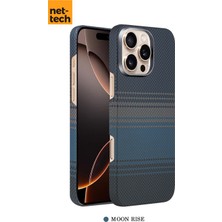 Nettech Apple iPhone 15 Pro Max Uyumlu NT-N076 Kevlar Karbon Arka Koruma Kılıf