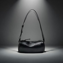 Mini Silindirik Bouwling Kadın Omuz Çantas