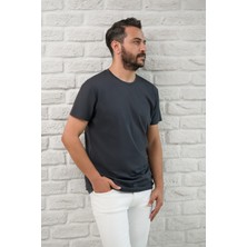 Paul Martin Slimfit Fit Bisiklet Yaka Rayon Kumaş Full Likralı T-Shirt