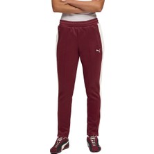 T7 Always On Slim Track Kadın Bordo Günlük Stil Eşofman Altı 62979896