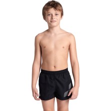 Beach Short Logo Çocuk Siyah Deniz Şortu 006446511