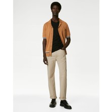 Marks & Spencer Yumuşak Dokulu V Yaka T-Shirt