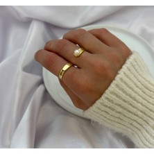 Ikili Model Gold Renk Yüzük