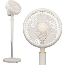 FAN12 Dynabreeze 9'' 70 Watt 3 Hız Kademeli 2000RPM Çift Motorlu Vantilatör Krem Gold