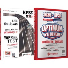 2026 Kpss Lise-Ön Lisans Vatandaşlık Çek Kopart Yaprak Test + Optimum 5 Deneme