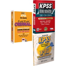 2026 Kpss Ön Lisans Fasikül Fasikül Orijinal Çözümlü Çıkmış Son 10 Sınav + Konu Ant. Soru ve 3 Deneme
