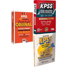 2026 Kpss Lise-Ortaöğretim Gk-Gy Fasikül Fasikül Orijinal Çözümlü Çıkmış Son 10 Sınav + 3lü Deneme