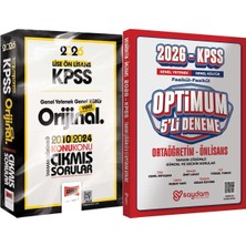 2026 Kpss Lise-Ön Lisans Orijinal 2010-2024 Konu Konu Çıkmış Sorular + Optimum 5 Deneme
