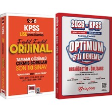 2026 Kpss Lise-Ortaöğretim Gk-Gy Fasikül Fasikül Orijinal Çözümlü Çıkmış Son 10 Sınav + 3lü Deneme