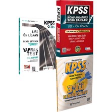 2026 Kpss Lise-Ön Lisans Genel Yetenek Türkçe Çek Kopart Yaprak Test + Konu Ant. Soru ve 3 Deneme