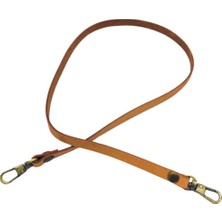 Angel Çanta Aksesuar Gerçek Deri Spagetti Model Ham Renk 65 cm Çanta Sapı Antik Metalli