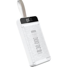 QC30 30000 Mah Di̇ji̇tal Göstergeli Ekran Powerbank