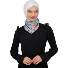 Filistin Bayrak Çizgili Filistin Şal Kefiye Küçük Filistin Bayraklı Fular Saçaksızlı Unisex