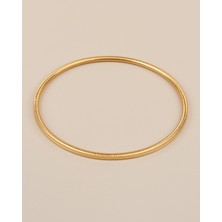 22 Ayar Altın Kaplama Ajda Kadın Bilezik