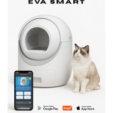 Eva Smart EVA S2 Pro | 210L Akıllı Kedi Tuvaleti (15 Gün Temizlik, Wi‑Fi & LTE Kumanda, Otomatik Temizleme)
