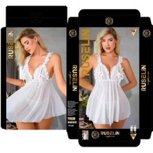 Iç Giyim Ruselin Fantezi Tül Gecelik