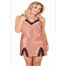 Iç Giyim Moongirl Saten Kısa Gecelik