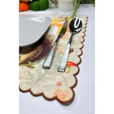 Orman Hikayesi – Sincap ve Meşe Palamudu Nakış Kenar Amerikan Servis 2 Adet