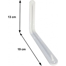 Raf Altı 6x8 mm Beyaz