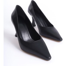 Cordelia Kadın Mat Siyah Stiletto