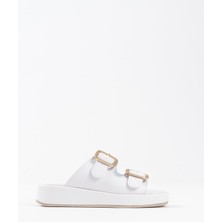 Nare Beyaz Cilt Terlik