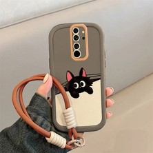 Xiaomi Redmi Note 8 Pro Uyumlu Kılıf Zebana El Bilekli Cat And Puppy Silikon Kılıf Açık Kahverengi