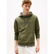 Tommy Hılfıger Brand Love Hılfıger Hoodıe Sweatshirt