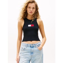 Tommy Hılfıger Tjw Rıb Racer Tank T-Shirt