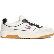 Tommy Hilfiger Beyaz - Çok Renkli Erkek Sneaker Tjm Cupsole Elevated Leather
