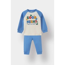 DeFacto %100 Pamuklu Baskılı Beli Lastikli Pijama Takımı Erkek Bebek F3581A525AU