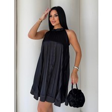 By Kadriye Yılmaz Santos Saten Elbise Siyah