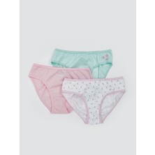 Lc Waikiki Yeni Sezon Baskili Kiz Cocuk Kulot 3'lu - S5FU54Z4