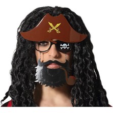 Pandoli Camlı Sakallı Jack Sparrow Korsan Gözlüğü 1 Adet