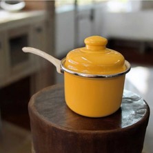 Mini Sarı Sütlük, Sosluk ve Yumurta Haşlama Tenceresi 0,9 Lt