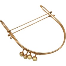 Angel Çanta Aksesuar 19 cm Light Gold Renk D Model Krem Çift Toplu Çanta Klipsi, Çanta  Bursu