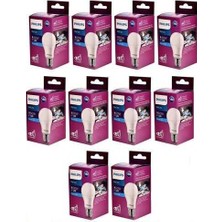 Philips Mycare Ledbulb 8W E27 2700K Ampul - 10 Adet