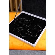 Master Yusuf Cevher abanoz Ağacı Koleksiyonluk Tesbih (2'li Set)