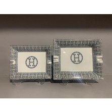 River World 2 Adet Porselen Küllük Takımı Hny Gri Serisi