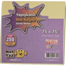 Yapışkanlı Not Kağıdı 75 x 75 250 Adet