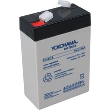 Yokohama Yh-62.8 6 Volt - 2.8 Amper Dik Akü (66X33X97 Mm)