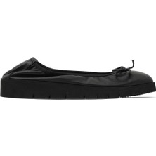 Bueno Shoes Siyah Deri Kadın Düz Babet 30WA9017 30WA9017