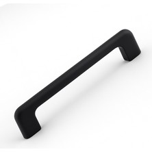 Ilıca Metal Kulp 128 mm - 12.8 cm Mat Siyah Mobilya Çekmece Mutfak Dolabı Dolap Kulpları Kulbu Kulpu
