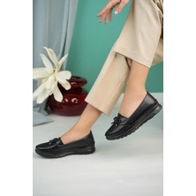 Lady Classy Kadın Anatomik Taban Ortopedik Kaymaz Düz Topuklu Terletmez Ayakkabı