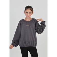 Toontoy Kız Çocuk Pretty Baskılı Sweatshirt