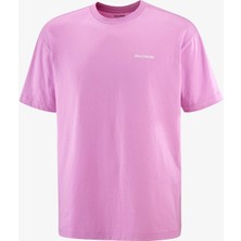 Salomon Chest Logo Relaxed Erkek Tişört Cyclamen LC2687000