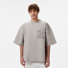 Unıted4 Erkek Gri T-Shirt