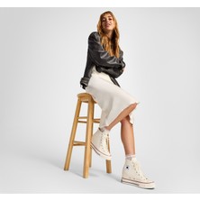 Converse Chuck 70 Wedge Unisex Krem Platform Sneaker