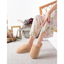 Slipcat Sessiz Taban Kadın Günlük Çeyiz Terlik Kapalı Ev Terliği