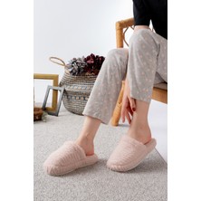 Slipcat Sessiz Taban Kadın Günlük Çeyiz Terlik Kapalı Ev Terliği